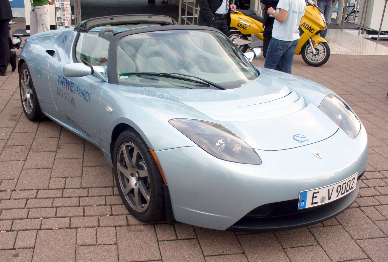 Tesla Roadster, the first production car to prove that electric vehicles could be desirable
